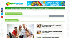 Desktop Screenshot of colegiosguatemala.com